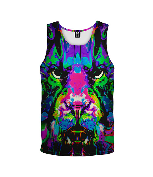 t-shirty dla dziewczynki Bokserka Top Girl DR.CROW Lew Tiger