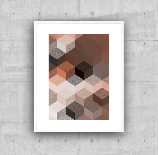 plakat 100x70 CUBE 2 ED design for fun