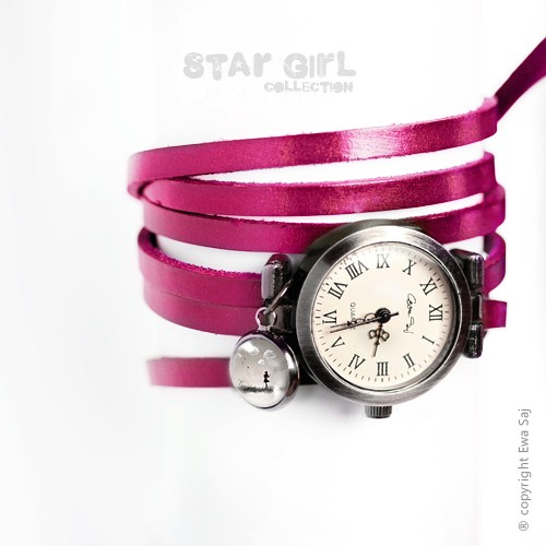 Star Girl Classic, Obłoki - Bransoletka- zegarek Ewa Saj Fotografie