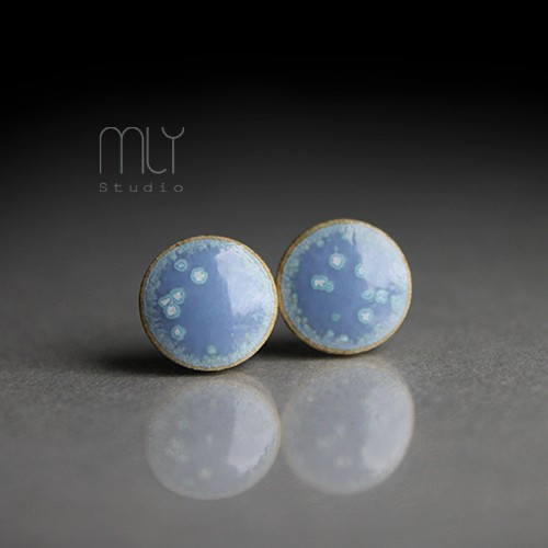 kolczyki ceramiczne Protozoa 11mm/stal chirurgiczna/
