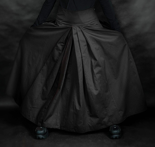 spódnice maxi Spódnica HAKAMA czarna