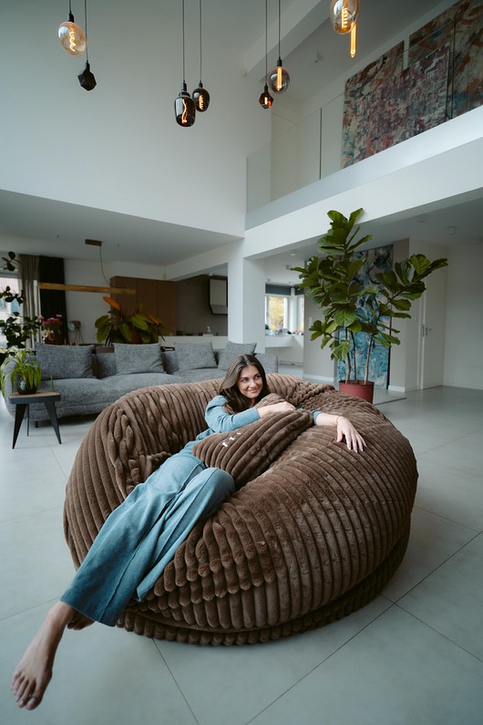 pufy do siedzenia Gigantyczna Pufa Bean Bag Design Sako  XL 45