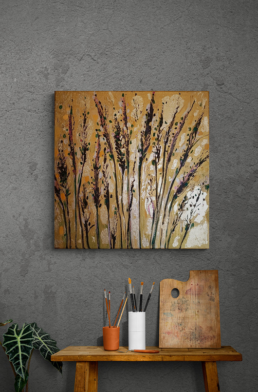 obrazy Obraz na zamówienie kupującego - Wiosenny blask- 50x50 cm