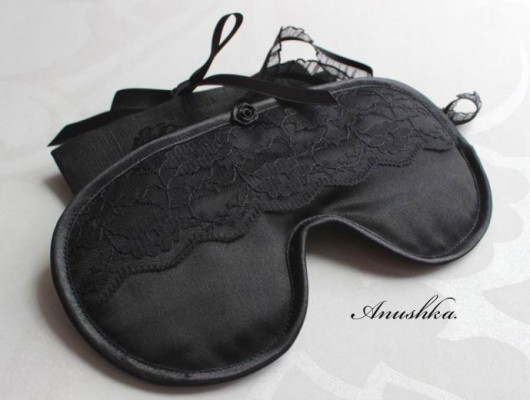 Black satin & lace_zamówienie ANUSHKA