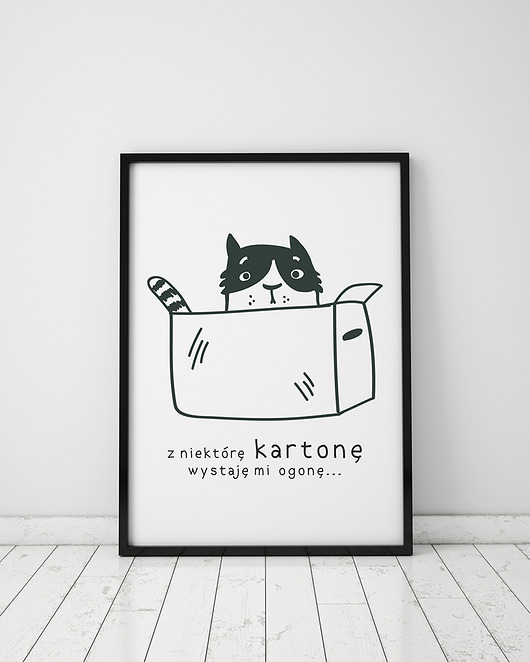 plakat. z niektórę kartonę... (format A3) Love Life and Forest