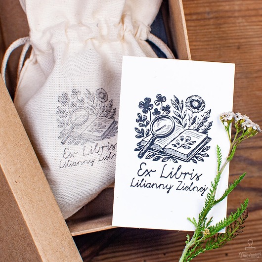 stemple Exlibris Zestaw Na Prezent dla Miłośnika Natury