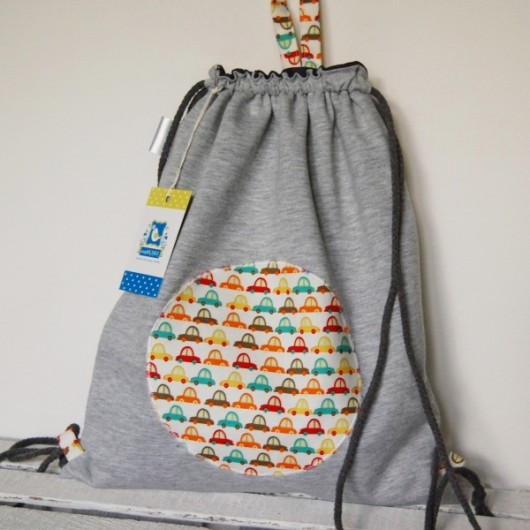 Dresbag- wodoodporny worko-plecak- Auta craftKASIA