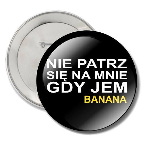 Przypinka Bananana Modny Design