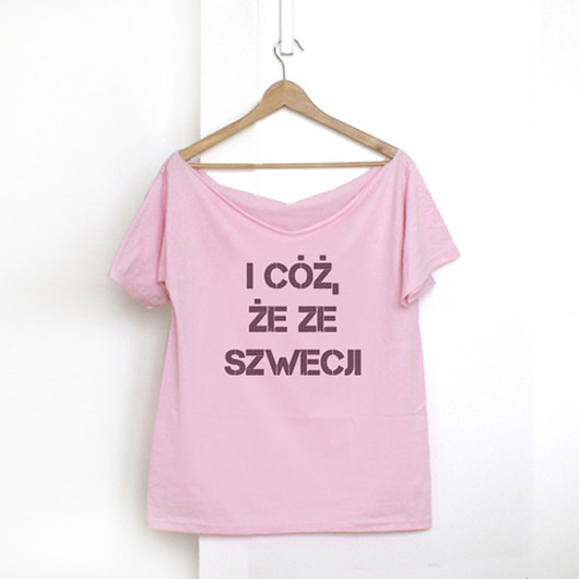 I cóż Krótki jasnoróżowy Oversize ONE MUG A DAY
