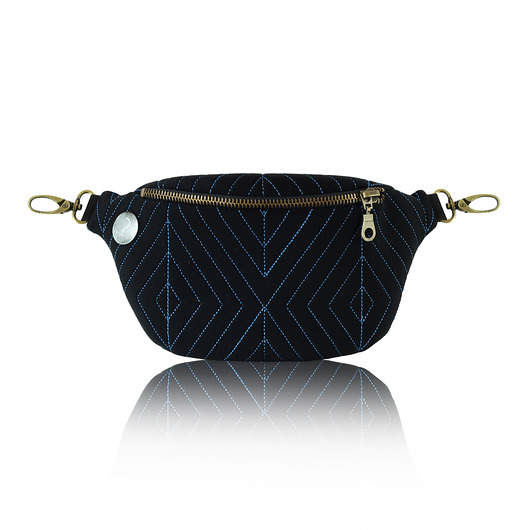 Stitch Cobalt - nerka z 2 paskami anacomito