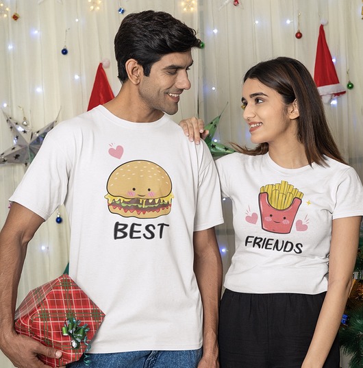 t-shirt damskie Koszulki dla pary Best Friends