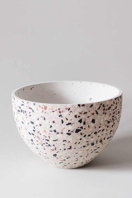 doniczki Średnia donica betonowa lastryko Mocca