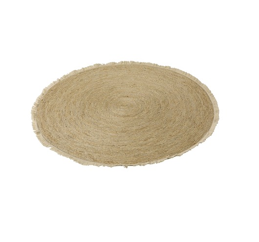 Dywan 120cm okrągły Zen boho frędzle Home Design