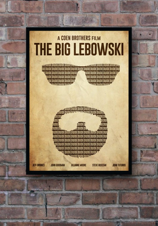 Big Lebowski - plakat minimalmill