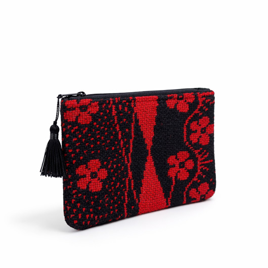 kosmetyczki Mniejsza kosmetyczka z tkaniny vintage