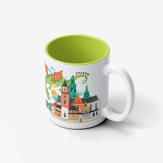 kubki Kubek Ceramiczny Kraków Smok