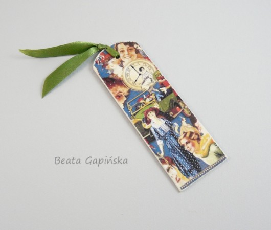 Zakładka do książek - Retro Nr 1 Beata Gapińska