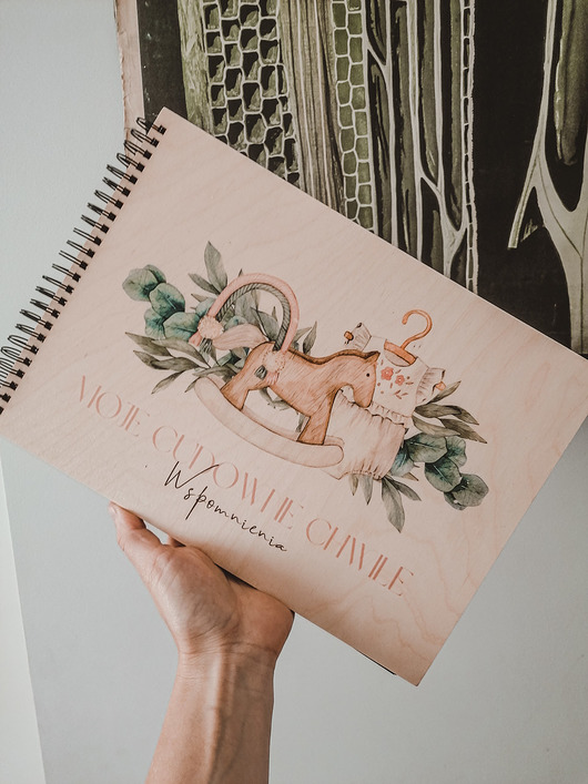 notatniki i albumy CUTE VINTAGE  album prezent dla dziewczynki  baby shower,roczek, chrzest