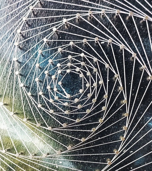 obrazy Obraz string-art GALAXY