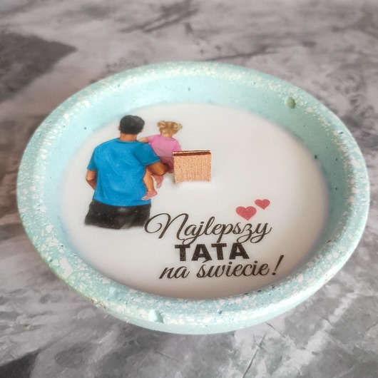 świeczniki i świece Personalizowana Świeca sojowa na dzień Taty