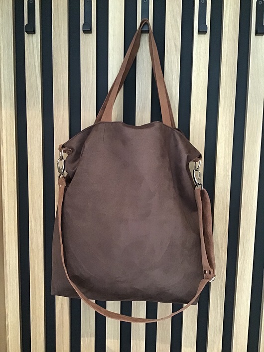 torby XXL Torba na ramię XXL - ciemny brąz, karmel