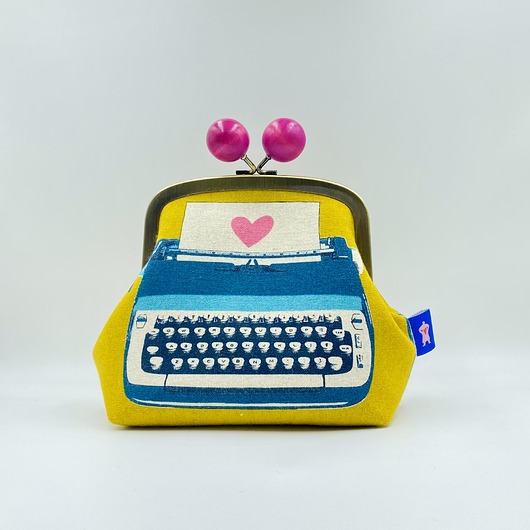 torebki mini Love Letter! Mustard Clutch Bag