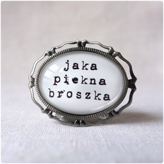 broszki jaka piękna broszka