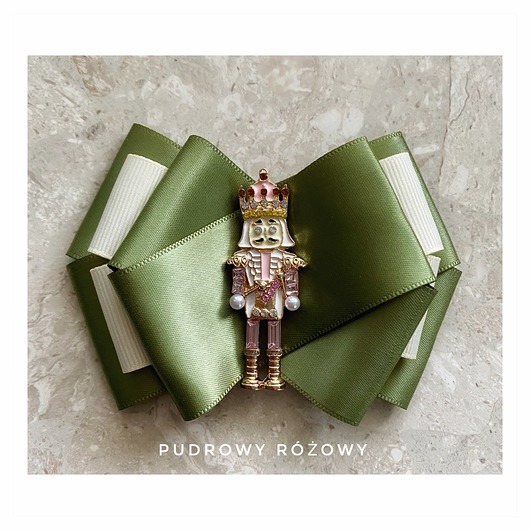 broszki Świąteczna Brosza z Dziadkiem do orzechów  Mikołajki Święta