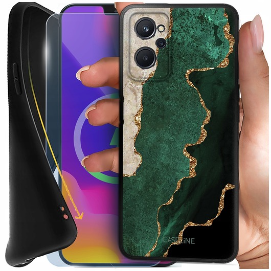 etui na telefon Etui do realme 9i / Oppo A36 / Oppo A76 MATOWE SLIM SOFT + Szkło hartowane