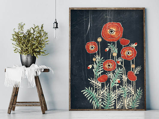 grafiki i ilustracje Maki. Plakat