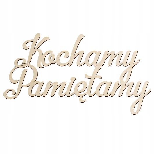 akcesoria różne Napis KOCHAMY PAMIĘTAMY na Wszystkich Świętych Cmentarz do wieńca 10SZT