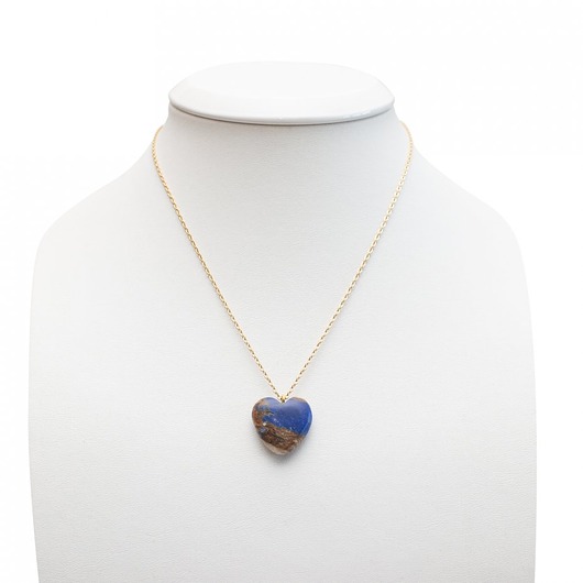 wisiory Naszyjnik "Deep Earth Heart" - Harmonia Nieba i Ziemi