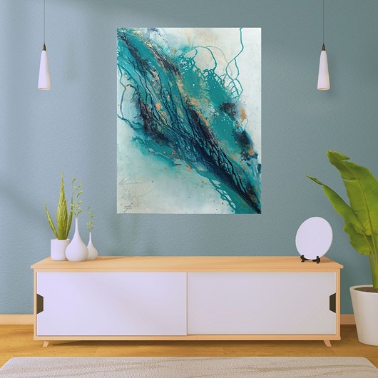 obrazy ŹRÓDŁO 70x90 cm Akryl na płótnie Duży obraz Abstrakcja do salonu