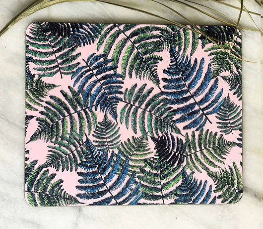 fern pink - podkładka pod talerz  BOSKE