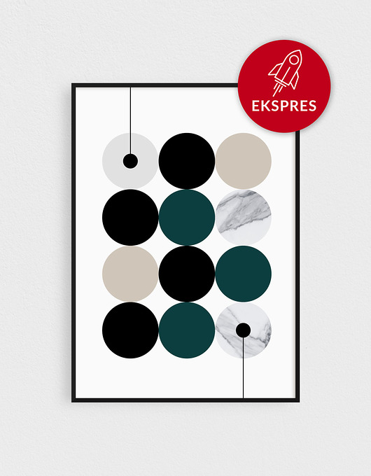 EKSPRES - Marble 2 - plakat geometryczny PLAKATY GEOMETRYCZNE