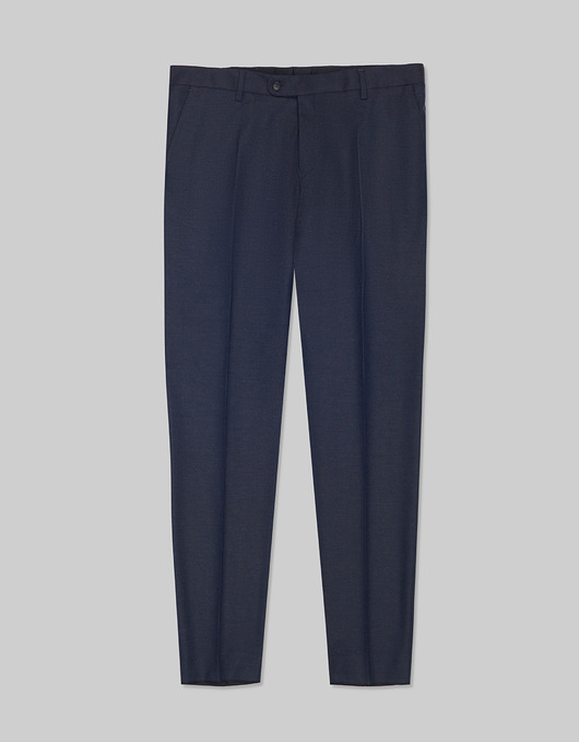 spodnie męskie Spodnie do zestawu zogno granatowy slim fit