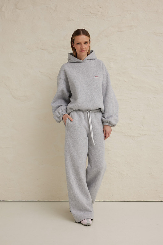 spodnie dresowe damskie Spodnie BELL gray