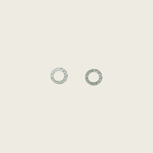 Srebrne kolczyki kółeczka- Simple KOS jewellery