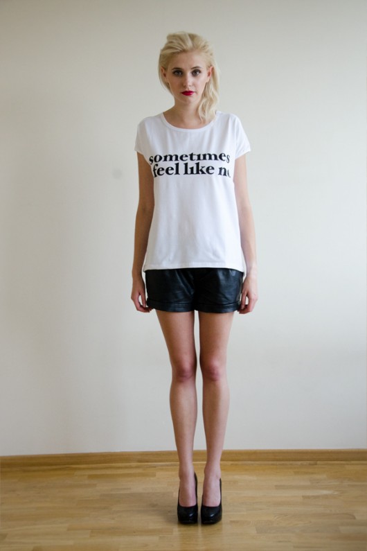SOMETIMES I FEEL LIKE NO t-shirt SHE/S A RIOT