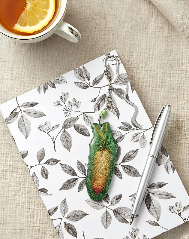 zakładki do książek REAL PLANT- wyjątkowa autorska zakładka do książek z żywicy