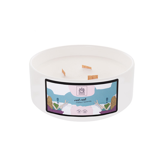 świece zapachowe Reset Reset  - rzepakowa świeca kominkowa