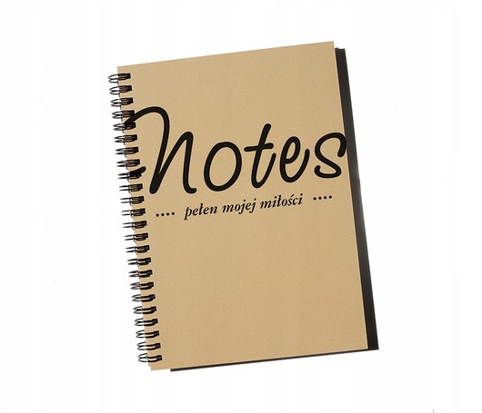 notatniki i albumy Notes pełen mojej miłości, notatnik