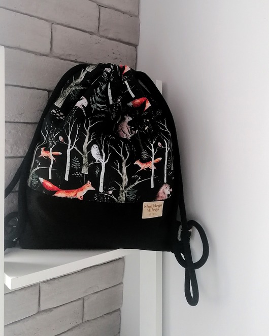 torebki, worki i plecaki dziecięce Worko-plecak dziecięcy Scandinavian Forest