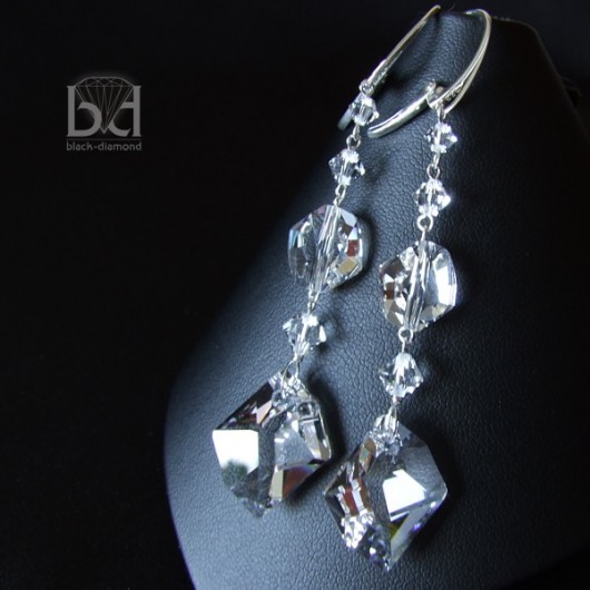 Krystaliczne  kryształ Swarovski Black Diamond