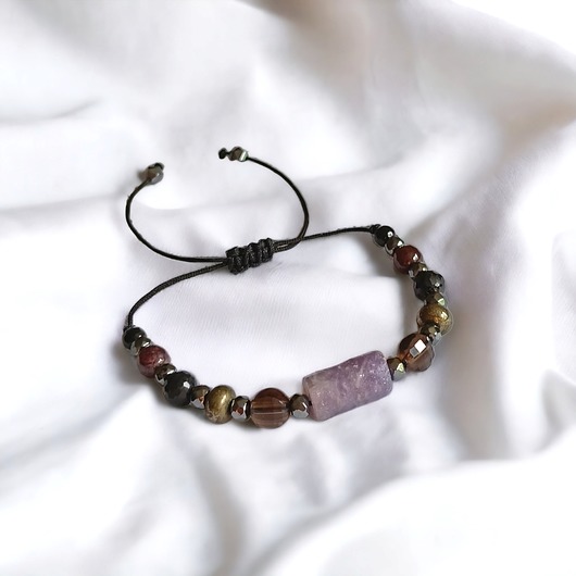 bransoletki z kamieni naturalnych PREMIUM - rubin - ochrona, energia, siła - amulet