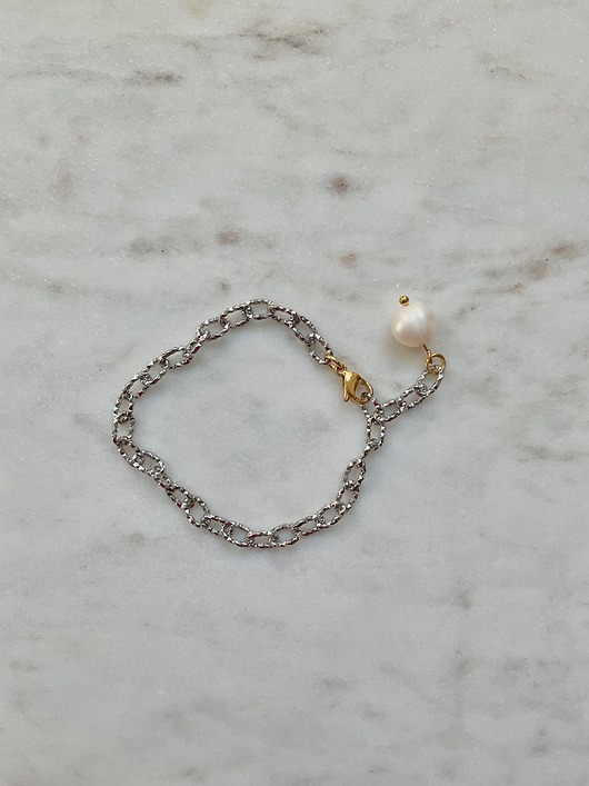 bransoletki srebrne Bransoletka Silver Pearl