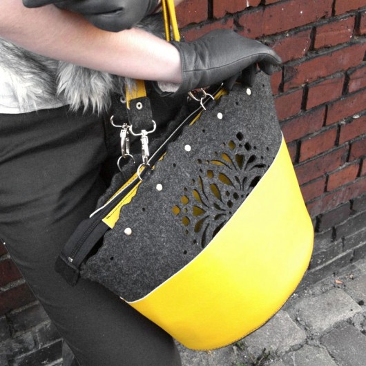 folk shoper&żółta PAWDECO