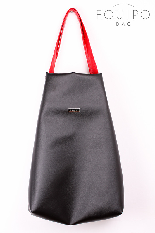 Shoper Bag Black & Red equipo