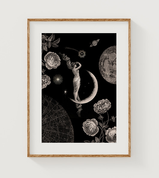 grafiki i ilustracje Luna Rose A3