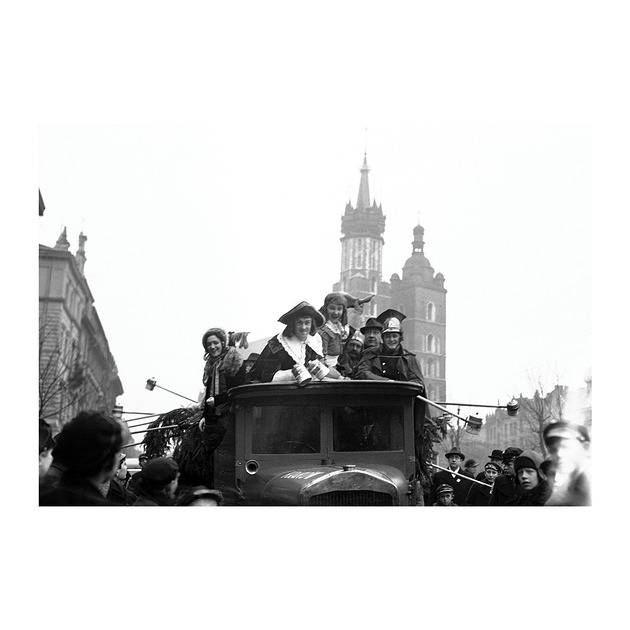 kartki okolicznościowe - wydruki Kartka Premium - Vintage Kraków, Aktorzy Teatru Słowackiego